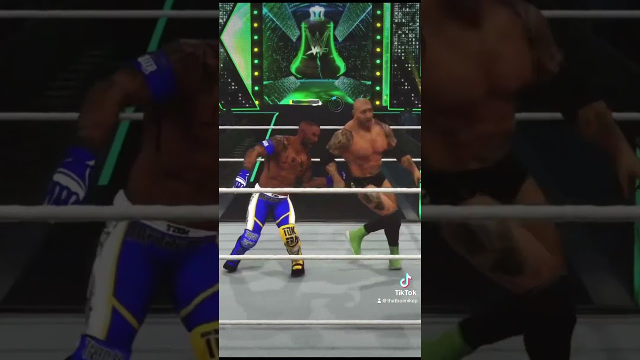 Mike Vs Batista #wwe2k24 #wwe #wrestling #tiktok #wwe2k