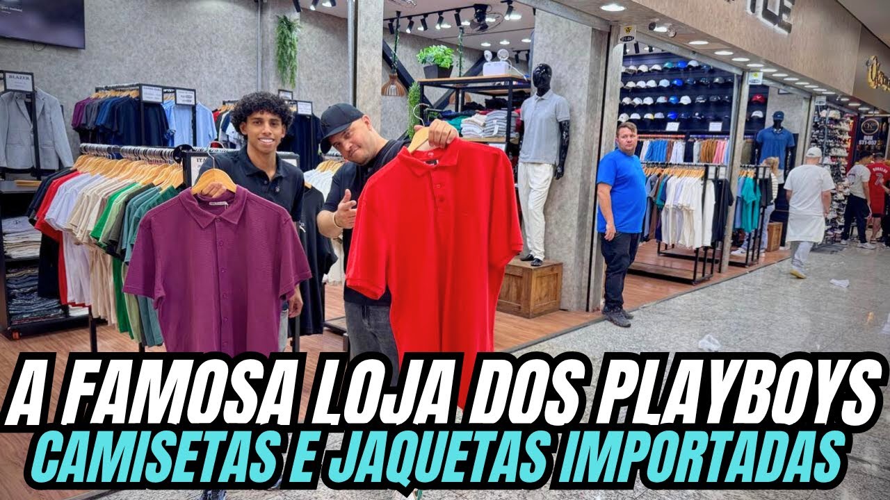 🤩👕 FORNECEDOR DE CAMISETAS E JAQUETAS IMPORTADAS IMPORTADAS AS FAMOSAS ROUPAS DE PLAYBOYS! #brás