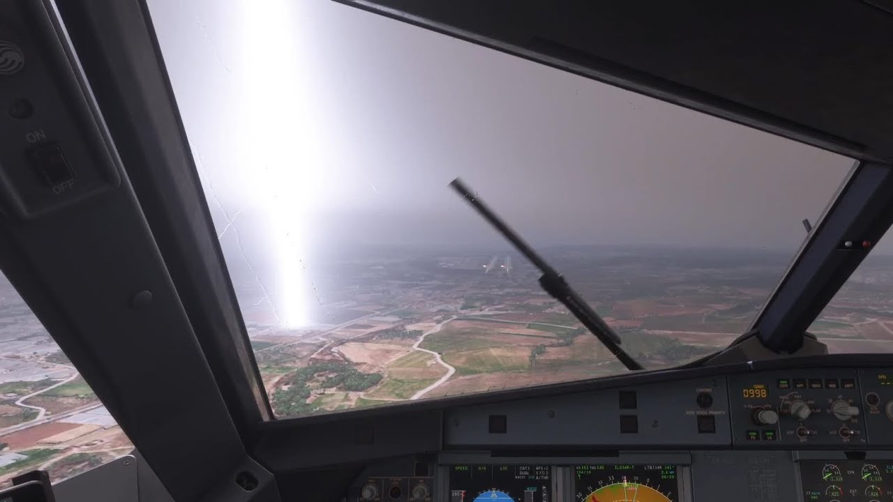Thunderstorm landing LTBJ - Fenix A320 
