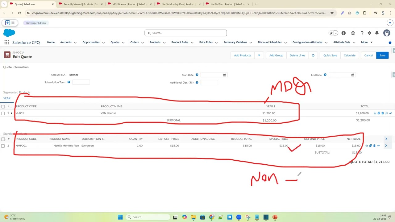 59.03.CPQ Configure MDQ Quote |CPQ Salesforce Training Finance Agriculture Spiritual Technology