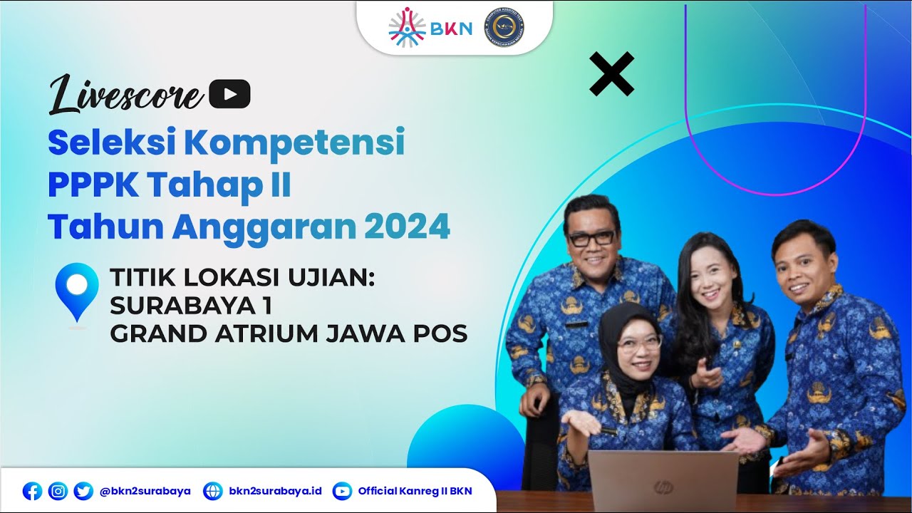 [ SESI 2 | 22 MEI 2025] LIVESCORE SELEKSI PPPK THP II TA 2024 - TILOK SURABAYA GRAND ATRIUM JAWAPOS
