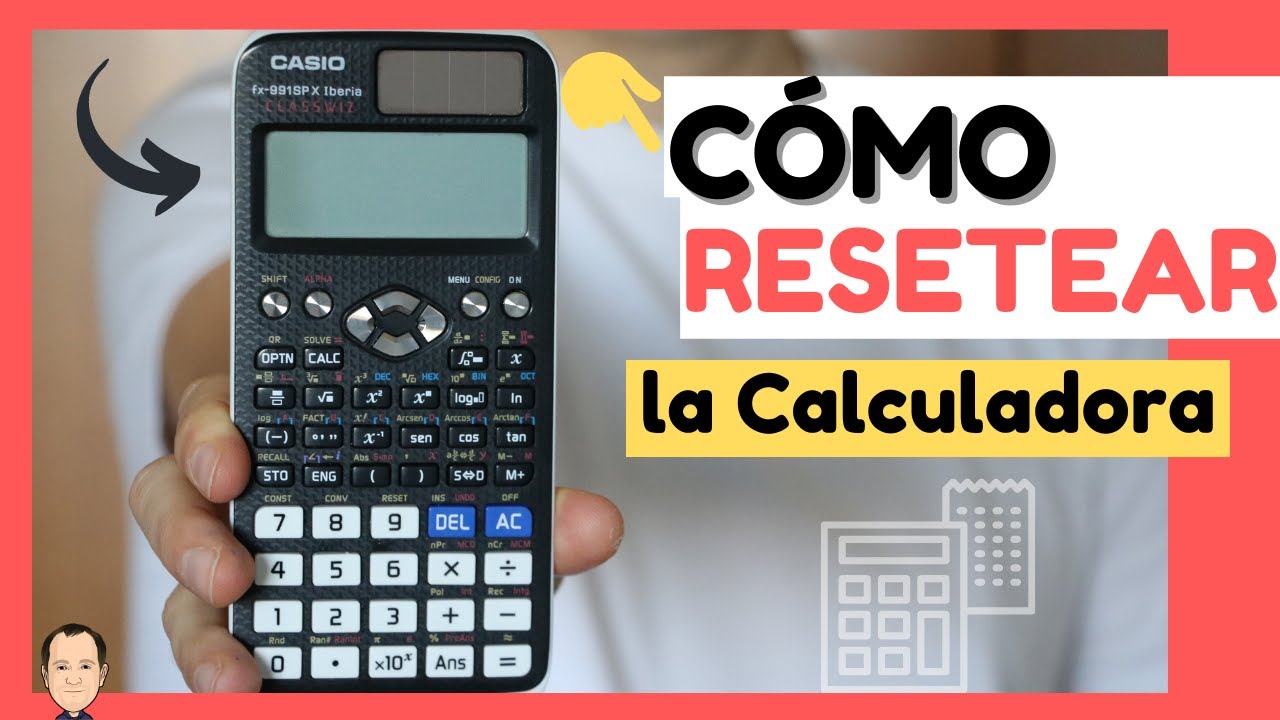 🧮 CÓMO REINICIAR tu CALCULADORA CASIO | BORRA todas las memorias de forma MUY FÁCIL