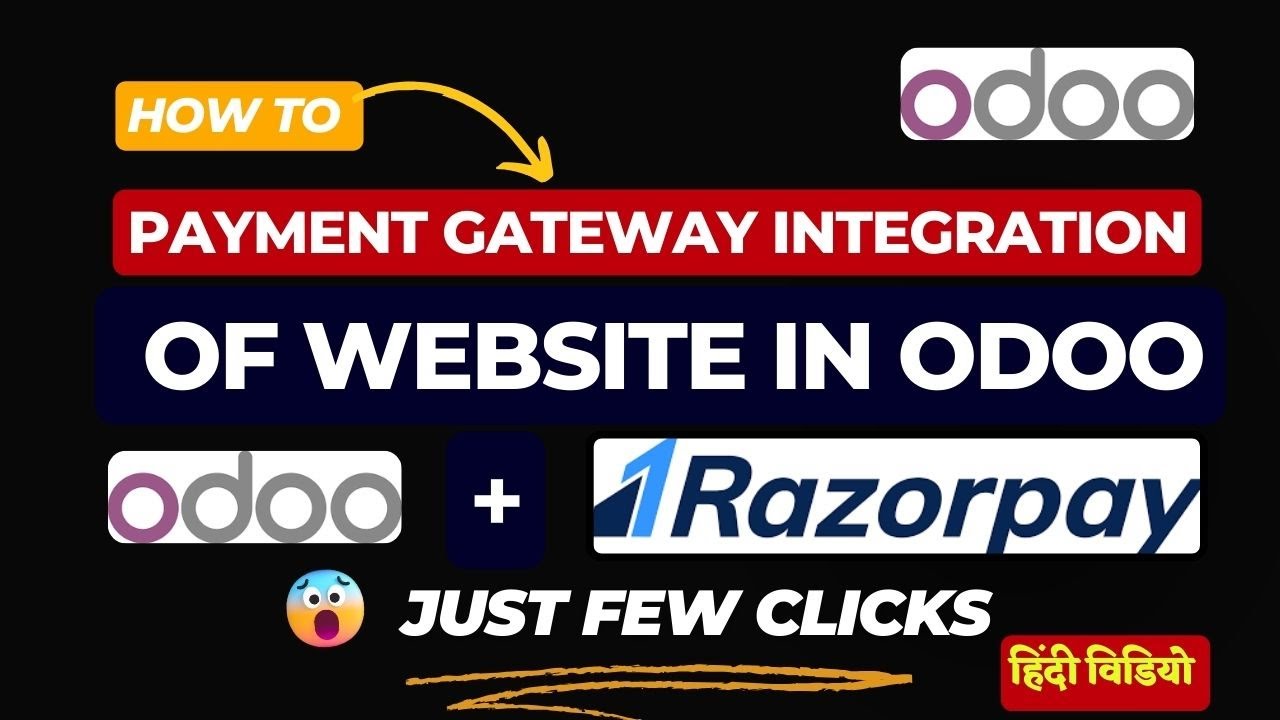 Odoo Payment Gateway Integration | Razorpay Payment Gateway Integration in Odoo eCommerce Website
