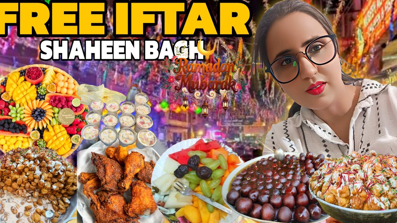 RAMADAN FREE IFTAR | Saheen Bagh 40 futa Free Iftar by gulaavathi biryani