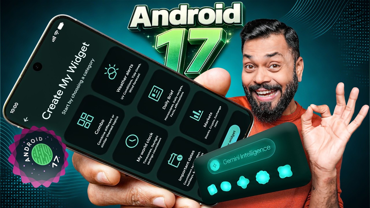 Android 17 x Gemini Intelligence First Look ⚡ The Future Of Smartphones 🤯