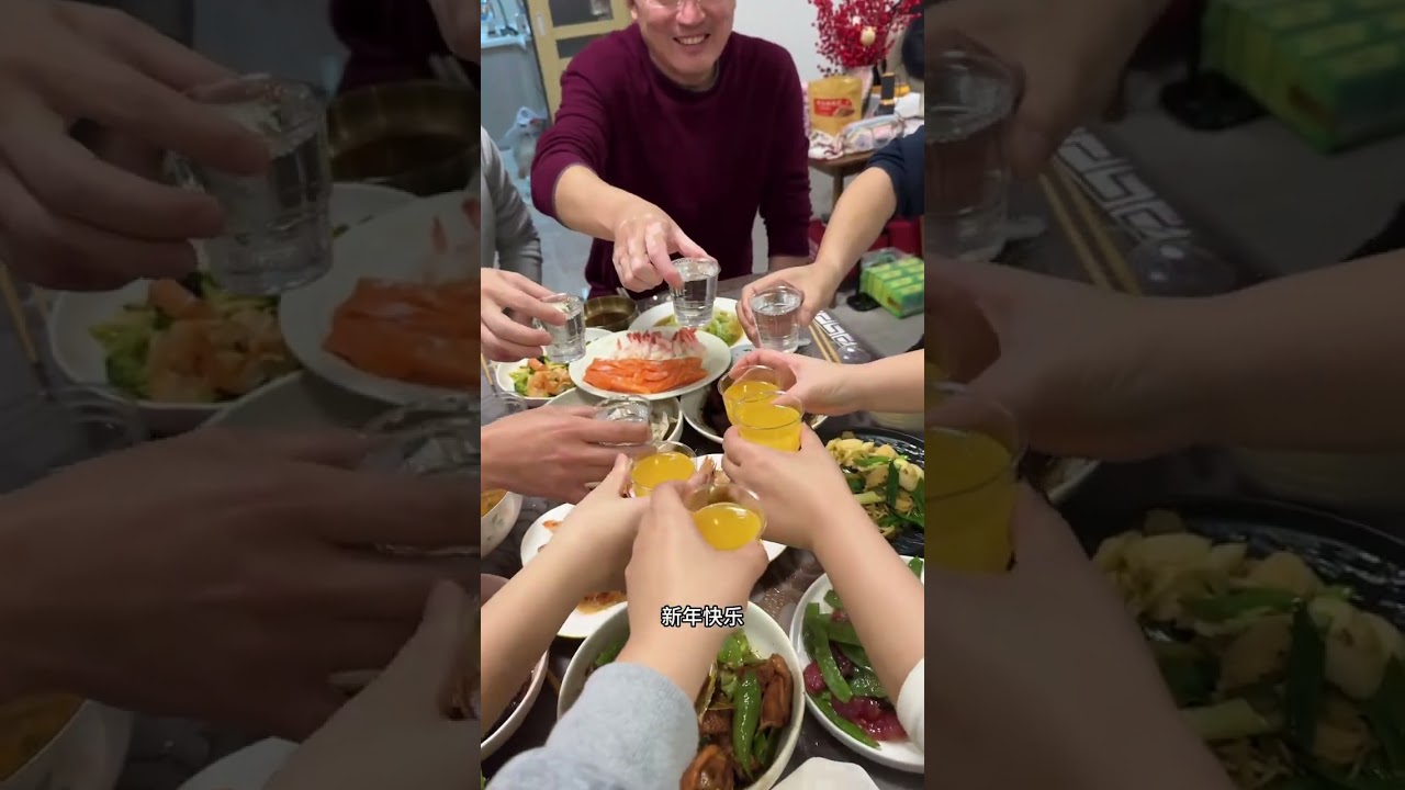 過年理發就是一場豪賭，結果沒成，（不要學我們哦）晚上的聚餐提前感受到過年的氛圍……#記錄真實生活 #日常vlog