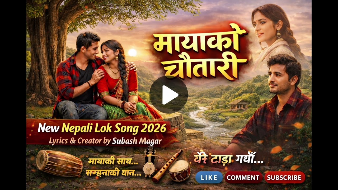 4️⃣ मायाको चौतारी ❤️ New Nepali Lok Song 2026 | Heart Touching Village Love Song