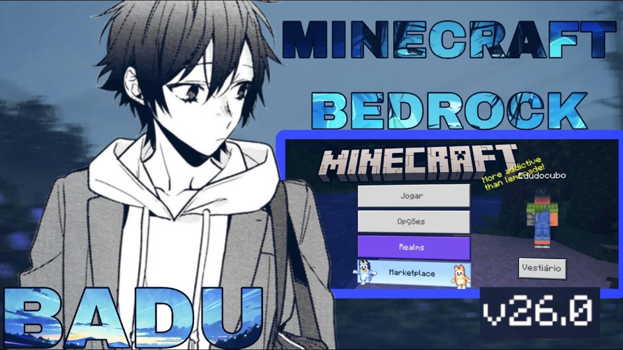Minecraft bedrock atualizado  T&Atilde;O ATUALIZADO QUANTO BOMBA PATCH