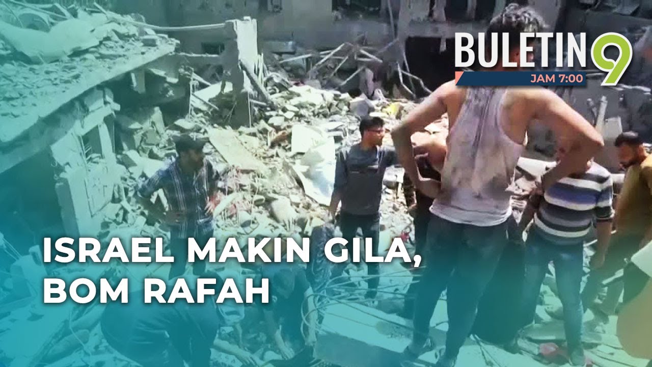 Serangan Paling Sengit, Israel Bom Rafah Malam Semalam
