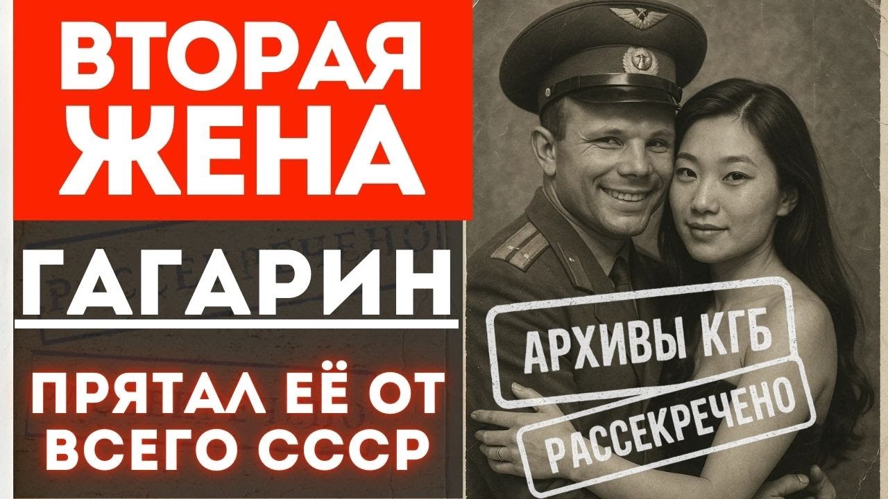 Гагарин. СЕКРЕТНЫЙ БРАК: Кто она — вторая жена, которую прятали от всего СССР
