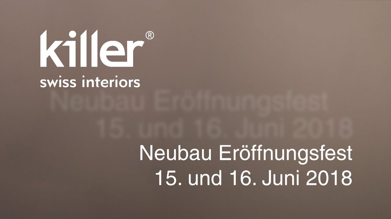 Killer Swiss Interiors &ndash;Neubau Lupfig Er&ouml;ffnungsfest