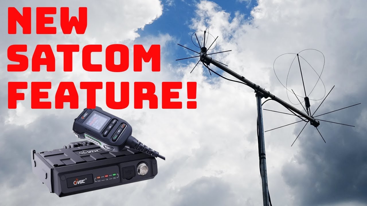 Тестирование новой функции SATCOM для VR-N7600 VR-N76 и UV-PRO