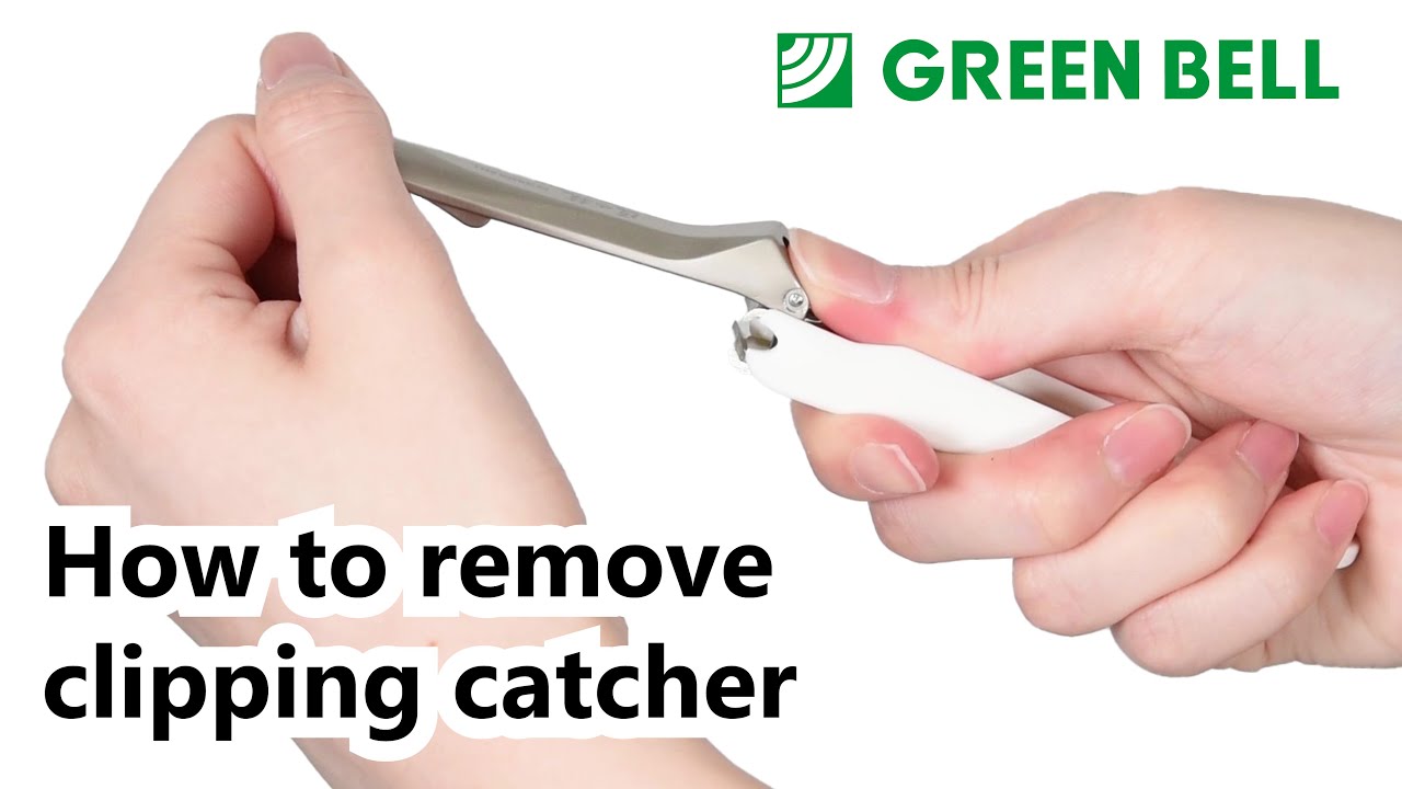 How to remove clipping catcher from nail clippers