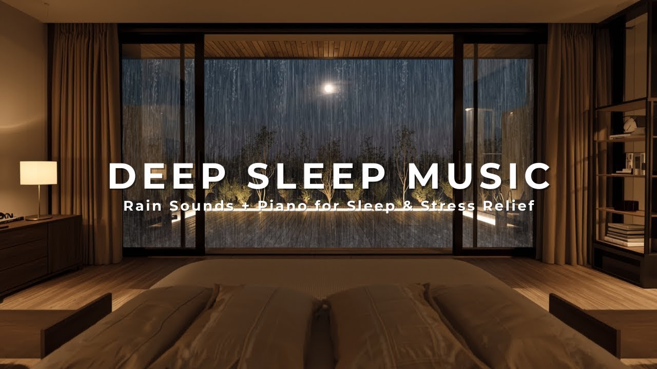 Soft Drizzle & Quiet Keys 🌧️ Peaceful Piano Mood