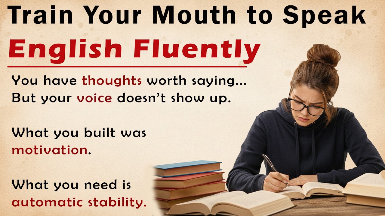 Train Your Mouth To Speak English Fluently || Your Voice Is Waiting ||Graded Reader || Fluency Tips