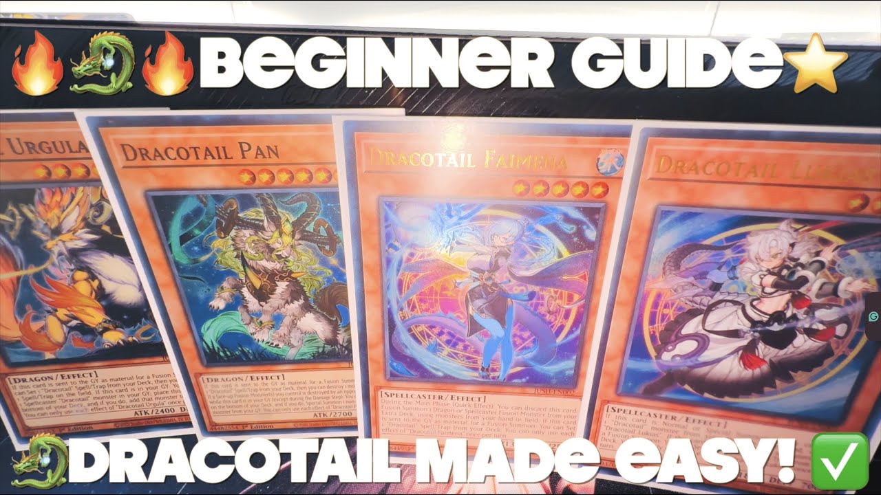 Dracotail Combos YOU NEED TO KNOW | EASY COMBO GUIDE | Yugioh 🔥🐉