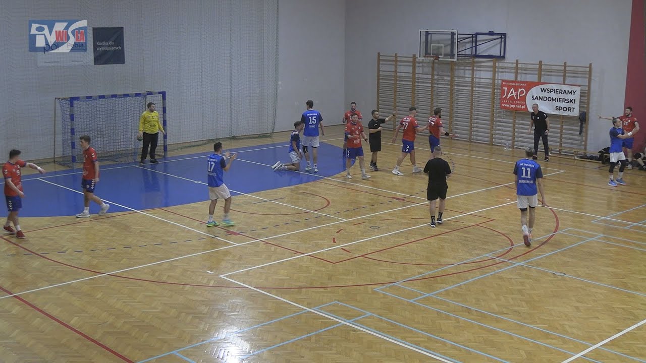 SPR WISŁA SANDOMIERZ - SMS ZPRP I KIELCE 32:36  (17:19) -  FRAGMENTY MECZ I KOMENTARZE TRENER&Oacute;W
