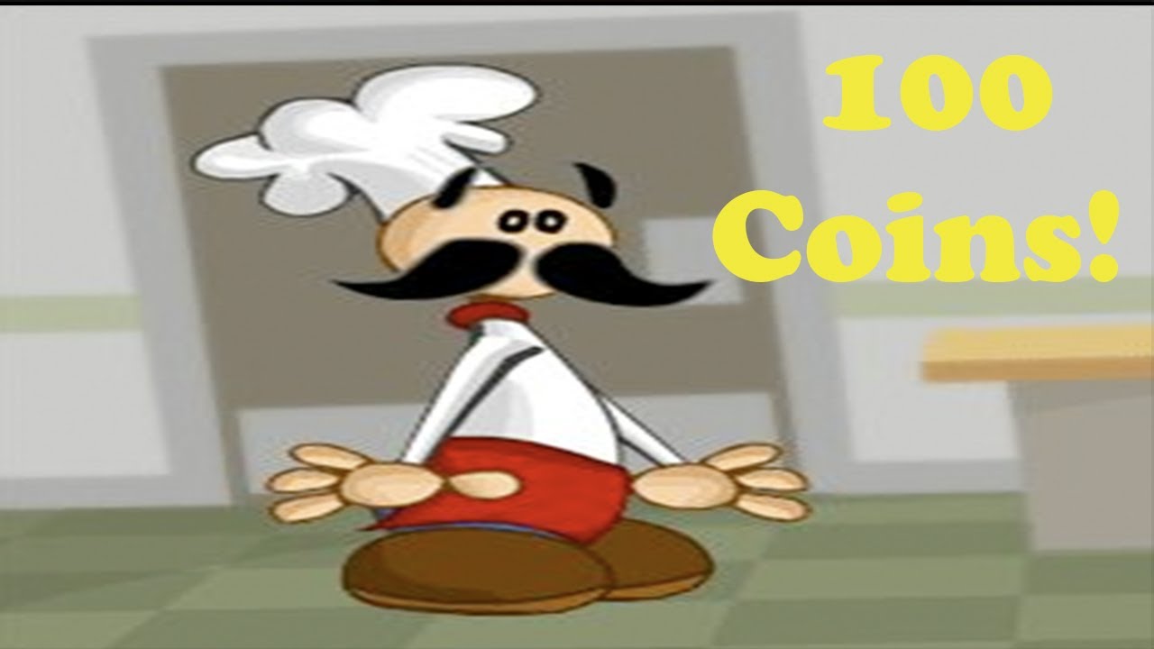 Papa Louie 2 Gameplay/Walkthrough, Papa Louie Collect 100 Coins! Level 8 [3x speed]
