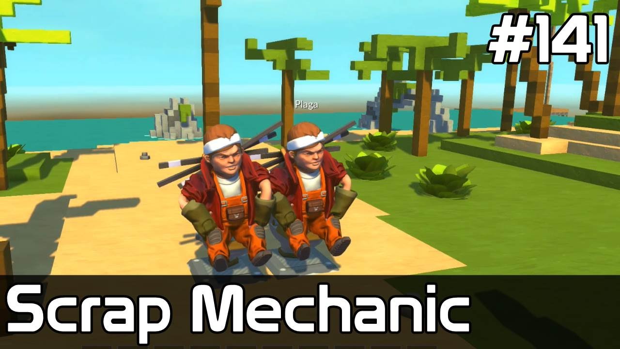 Scrap Mechanic Po Polsku [#141] Latająca WYSPA SKARBÓW /z Plaga