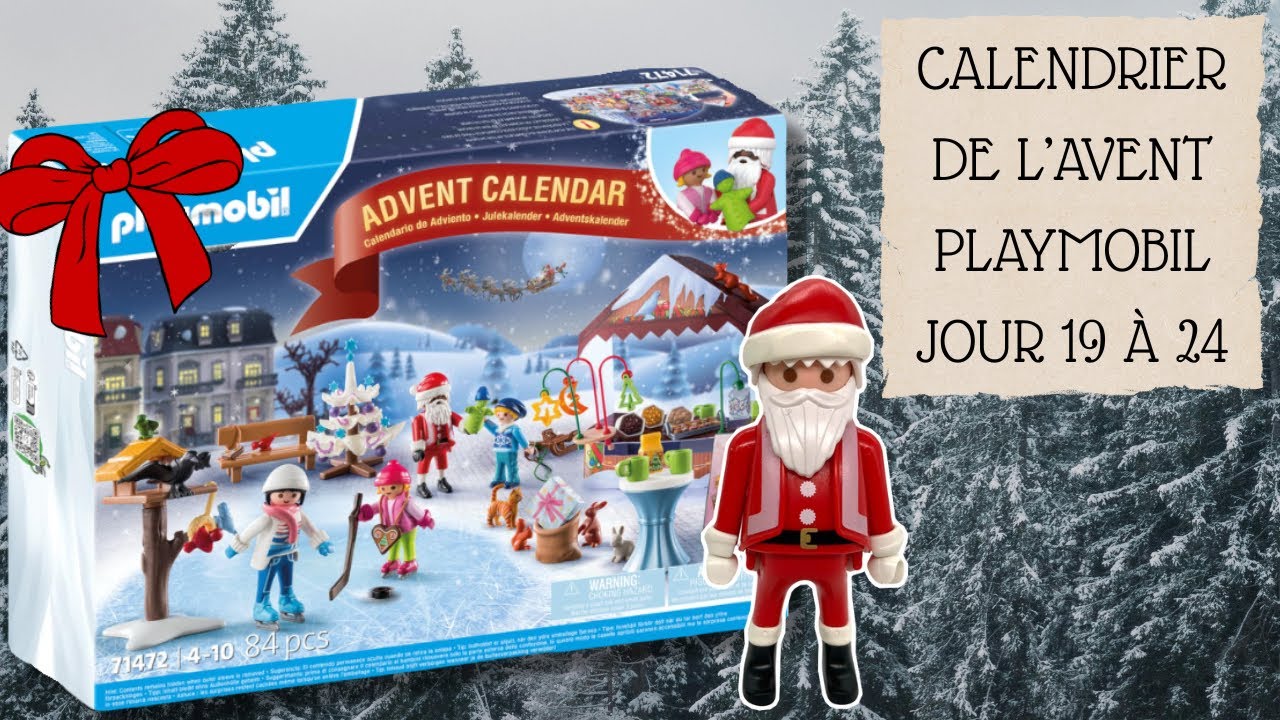 Jours 19 à 24 - Calendrier de l’avent Playmobil 71472 - Noël 2025