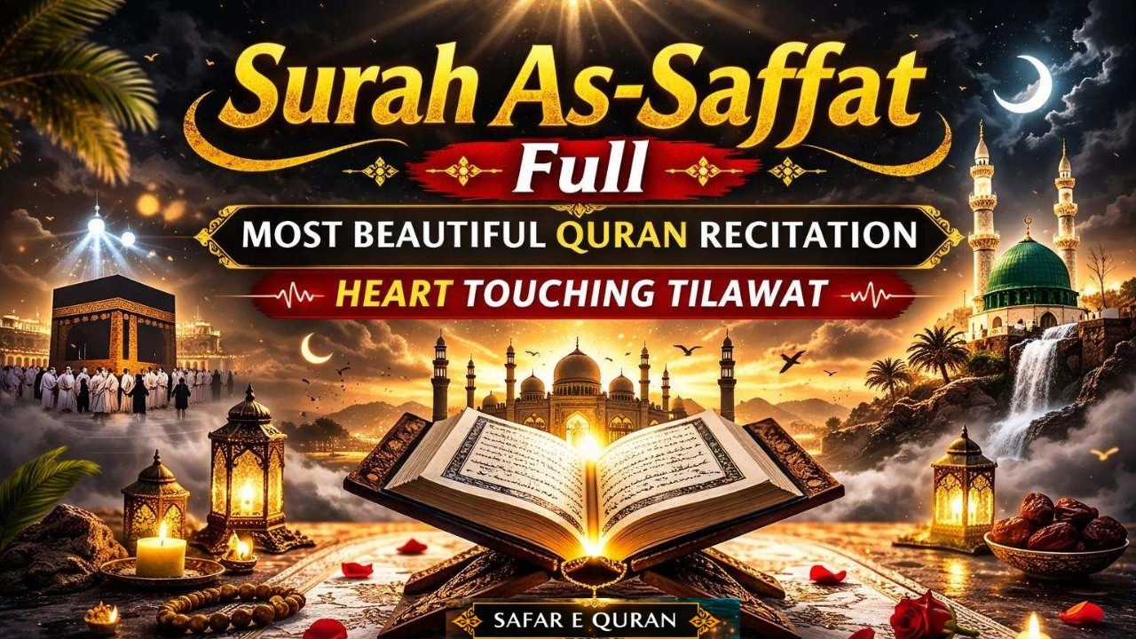 Surah As-Saffat | Most Beautiful Quran Recitation | Heart Touching Tilawat | Safar e Quran