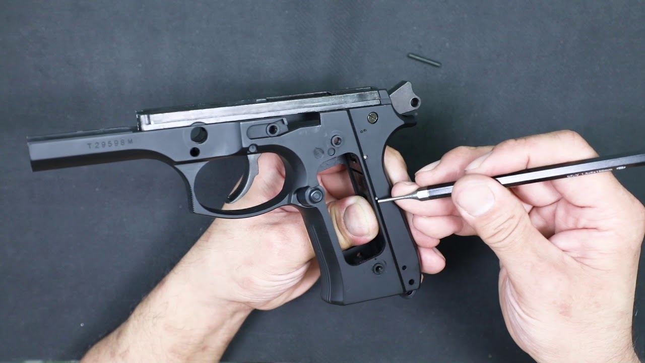 Tokyo Marui  M92F assembly and disassembly part 2 of 5  Frame disassembly