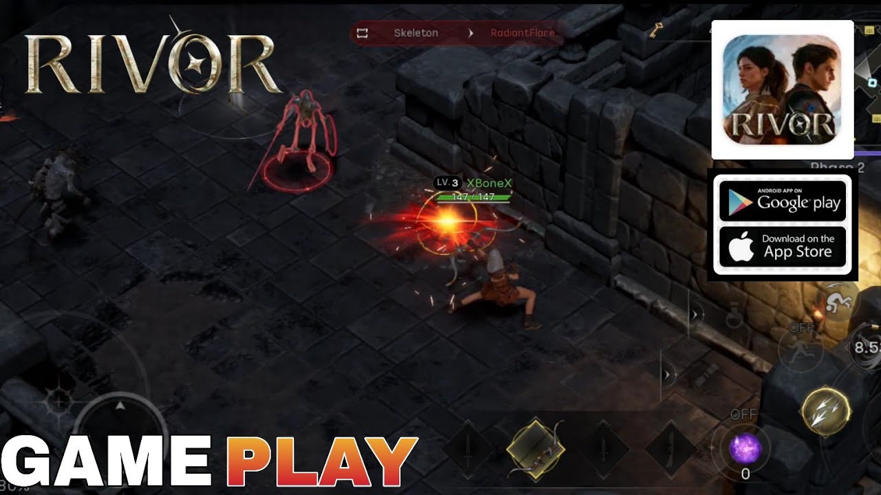 RIVOR GAMEPLAY Multiplayer PvPvE Battle Royale  FOR ANDROID/iOS 