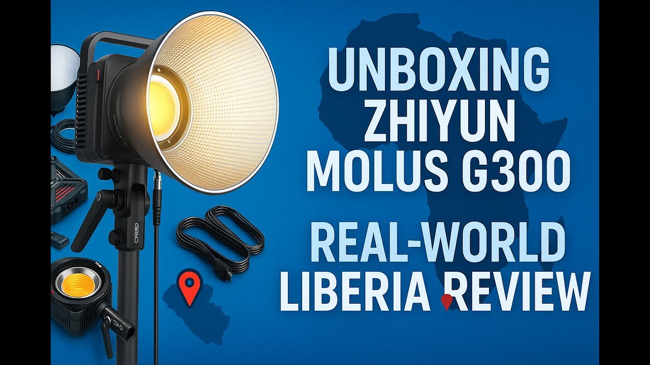 Распаковка Zhiyun Molus G300 + отправка в Либерию 🌍💡