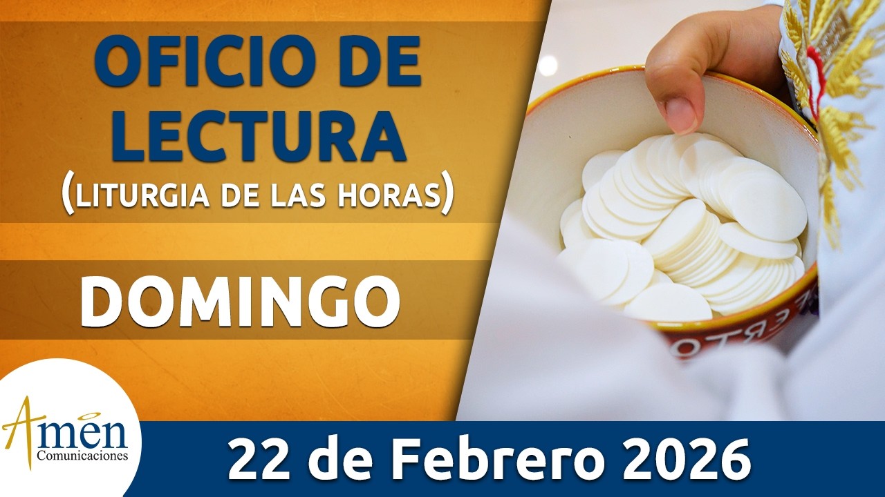 Oficio de Lectura de hoy Domingo 22 Febrero de 2026 l Padre Carlos Yepes l Católica l Dios