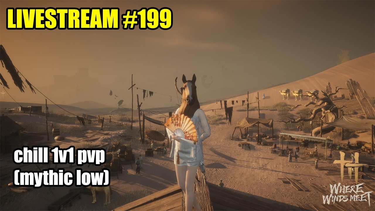 Chill PVP going below 1k trying Fan builds and Dual swords (Mythic) en/th | Livestream #199