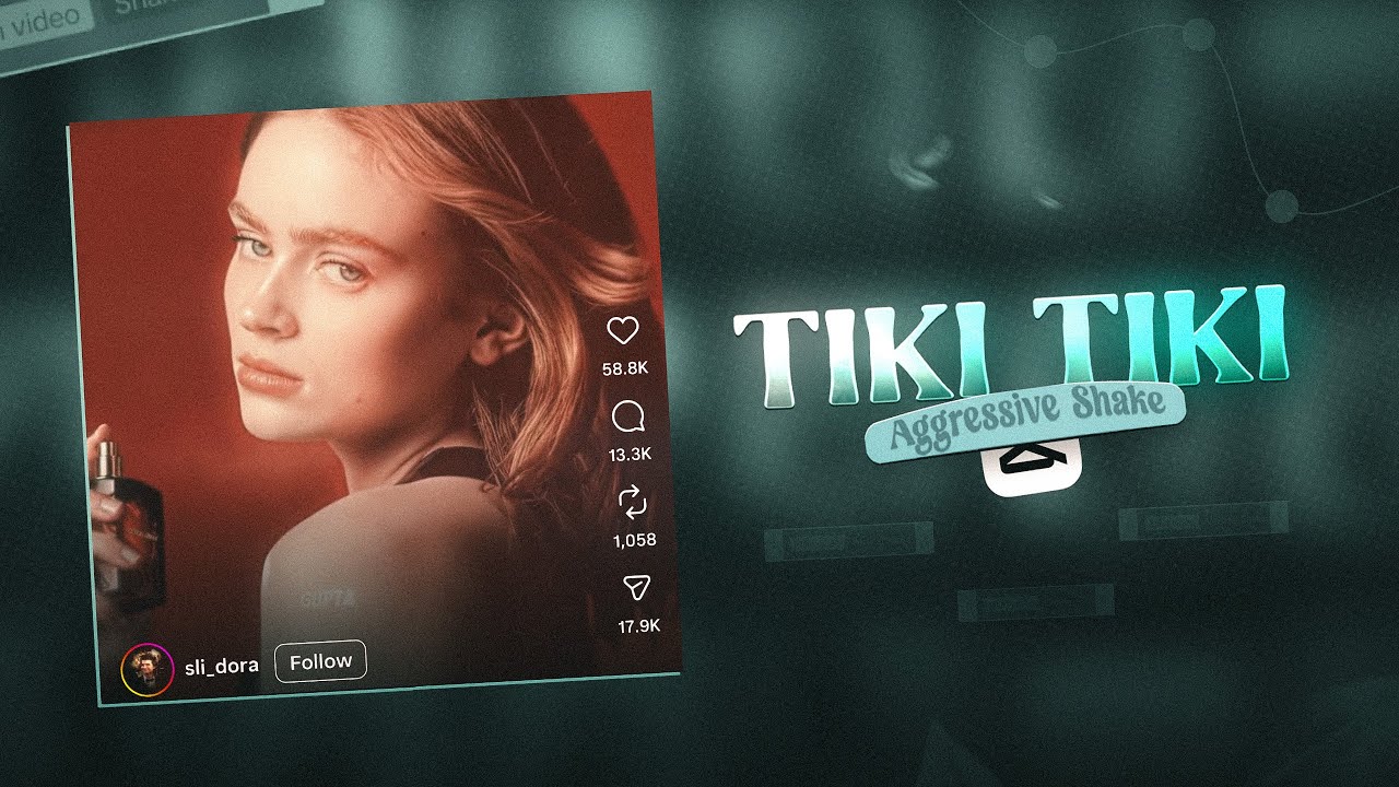 Instagram Trending ' TIKI TIKI ' Song Reels Editing on Capcut 🎀💀