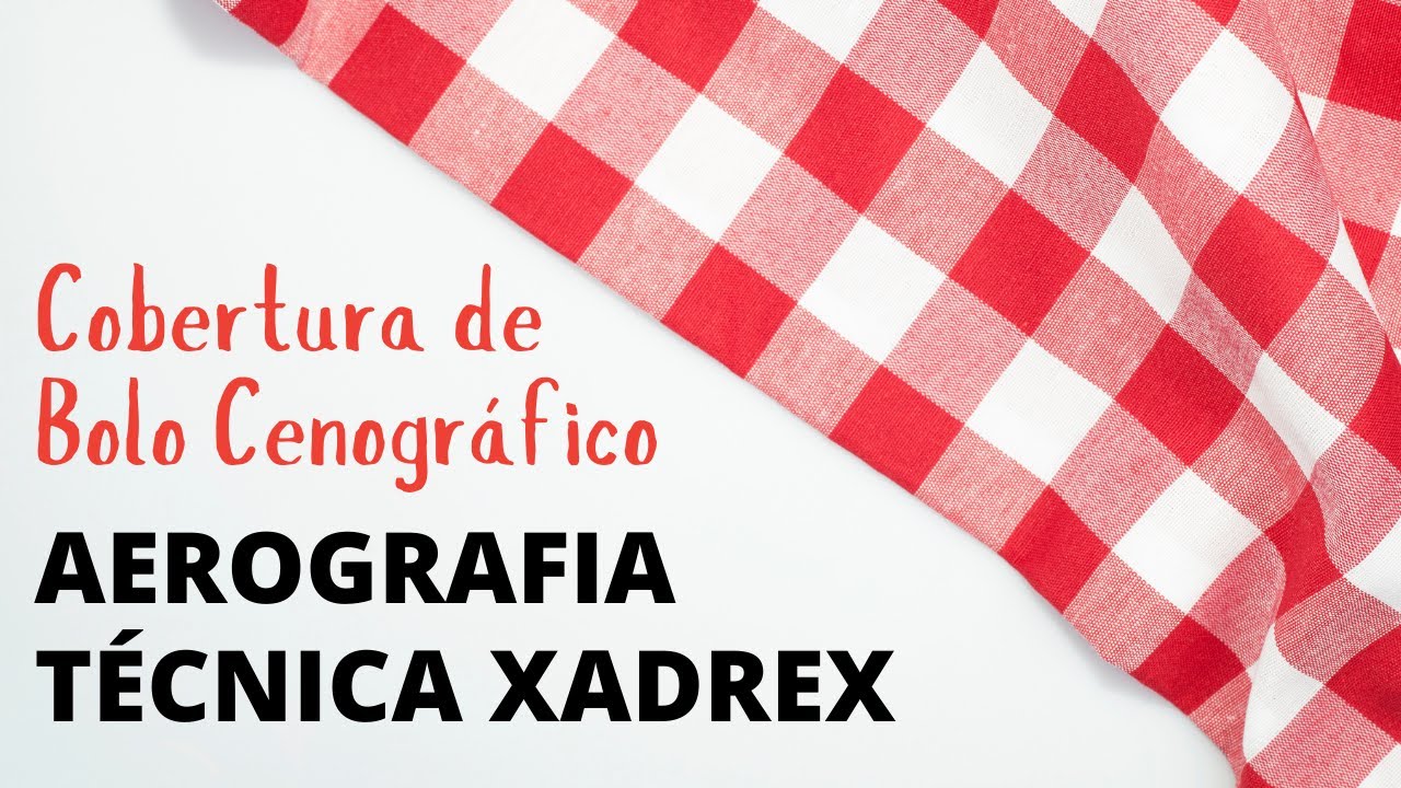Cobertura de Bolo Cenográfico e Aerografia Técnica Xadrez | Douglas Marchione