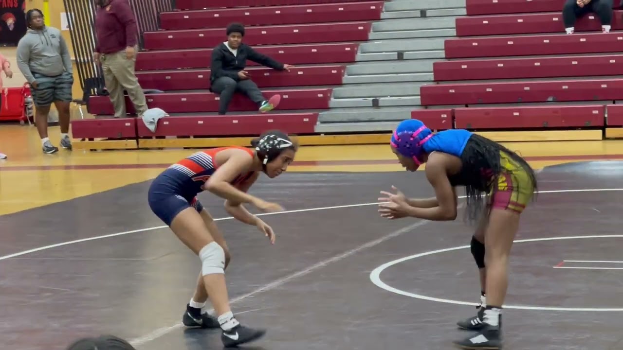 Girls wrestling poly vs newtown 