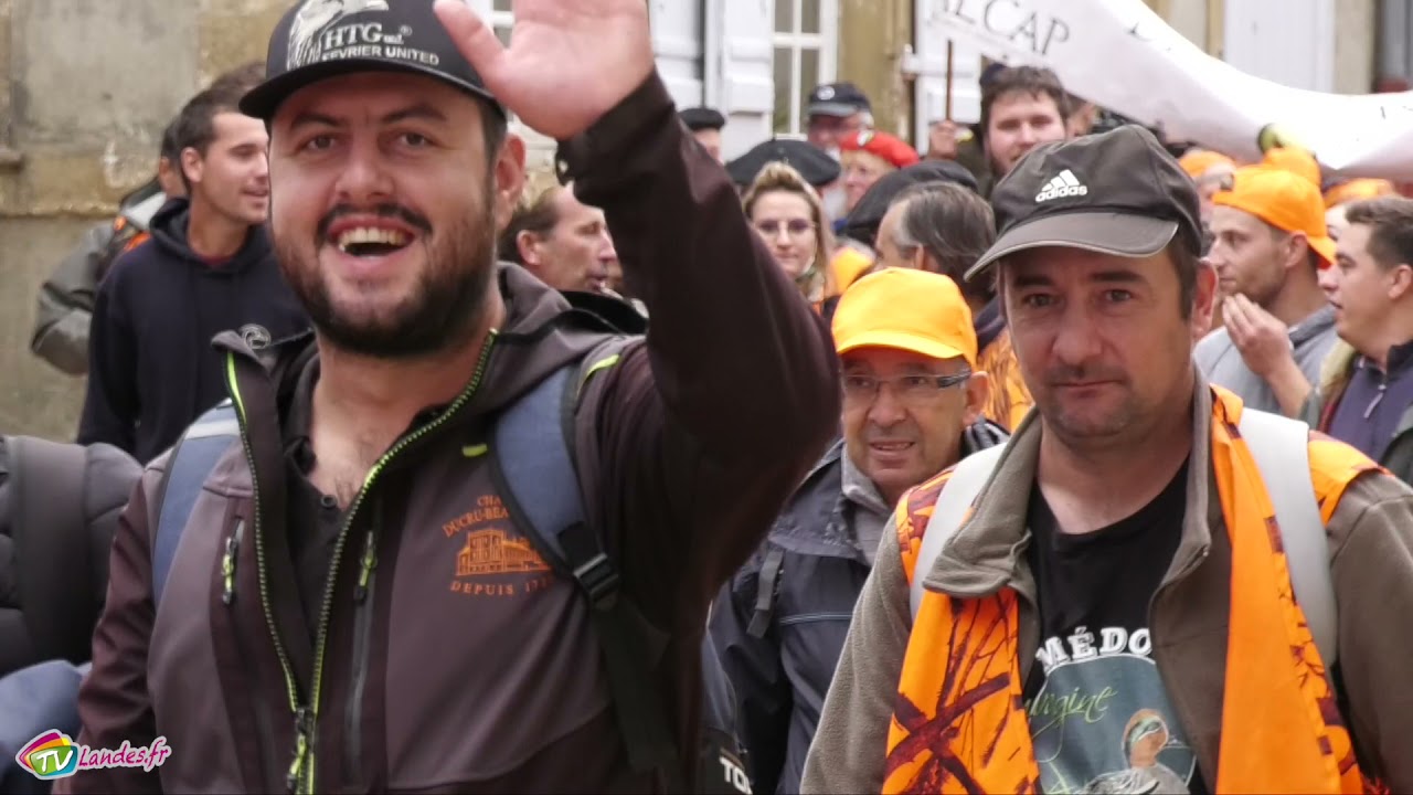 La chasse manifeste à Mont de Marsan