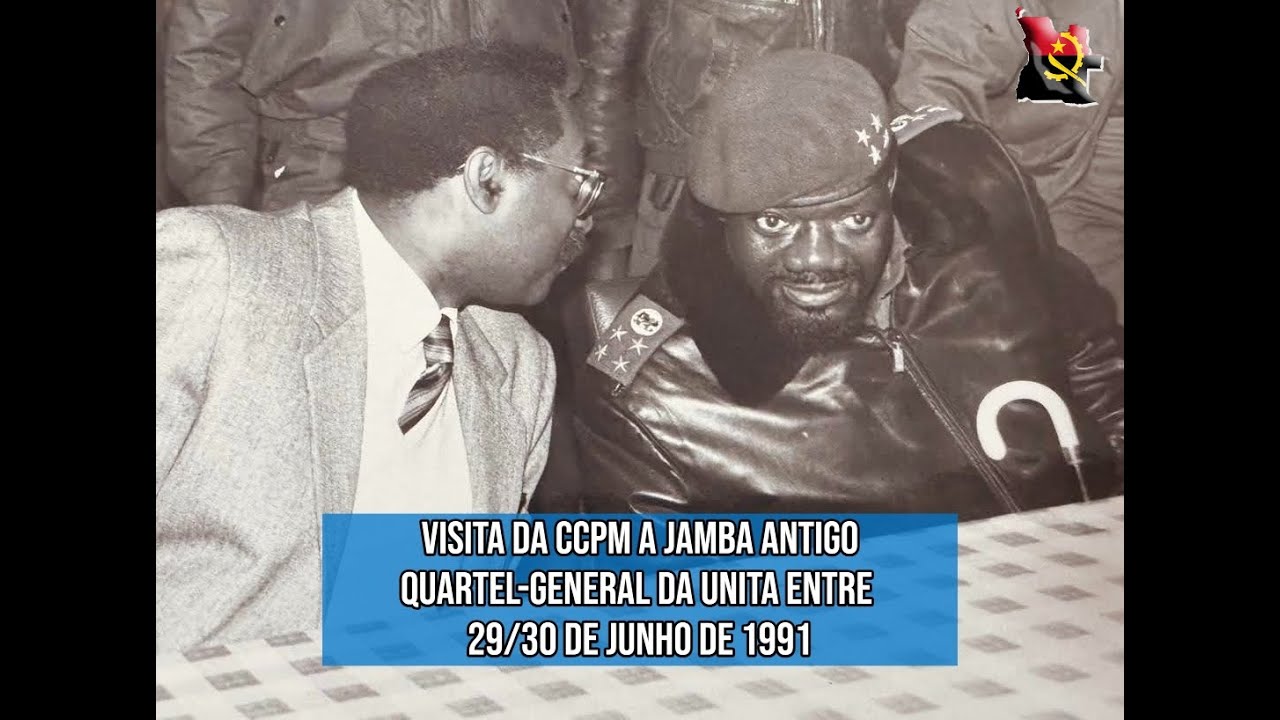 Jamba o famoso Quartel-General da UNITA na visita da CCPM nos dias 29/30 de Junho de1991 - HD