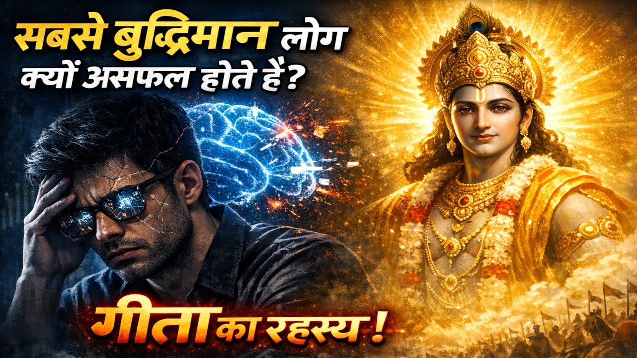 क्यों असफल होते हैं सबसे बुद्धिमान लोग? | Why Intelligent People Fail? | Bhagavad Gita Lessons