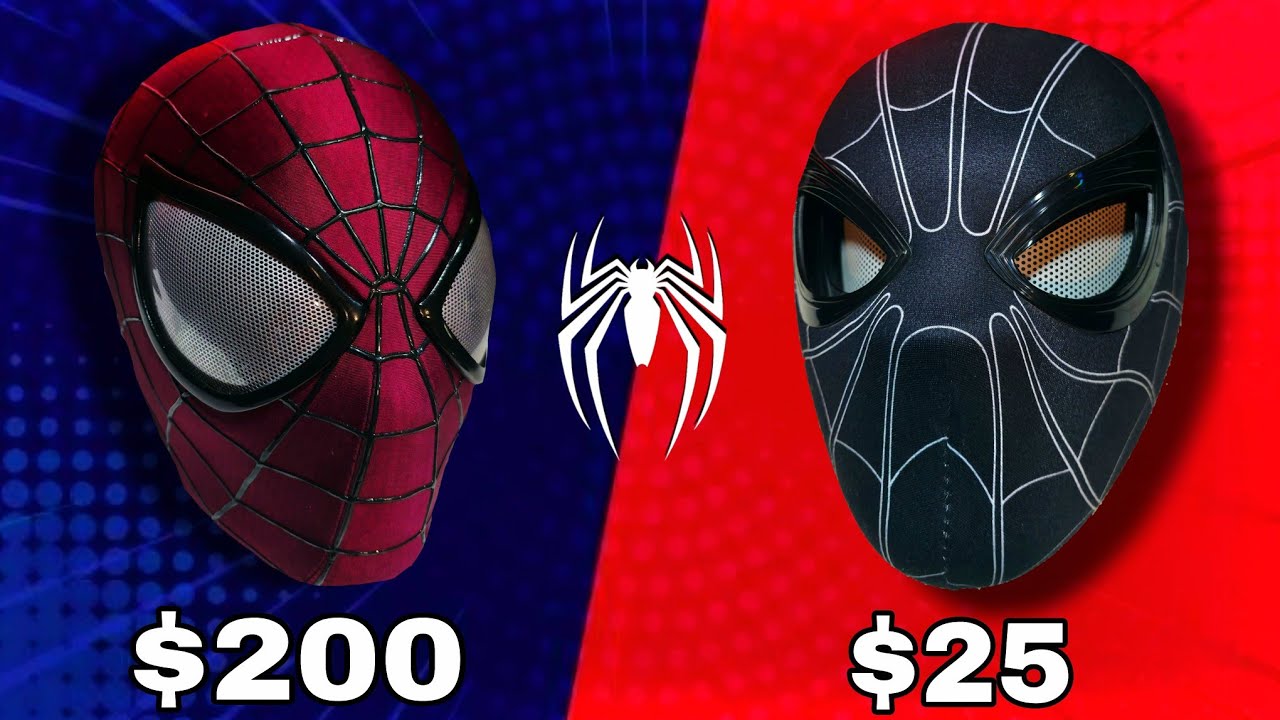 Mascara de Spider-Man barata VS cara  / Spider-Wito 