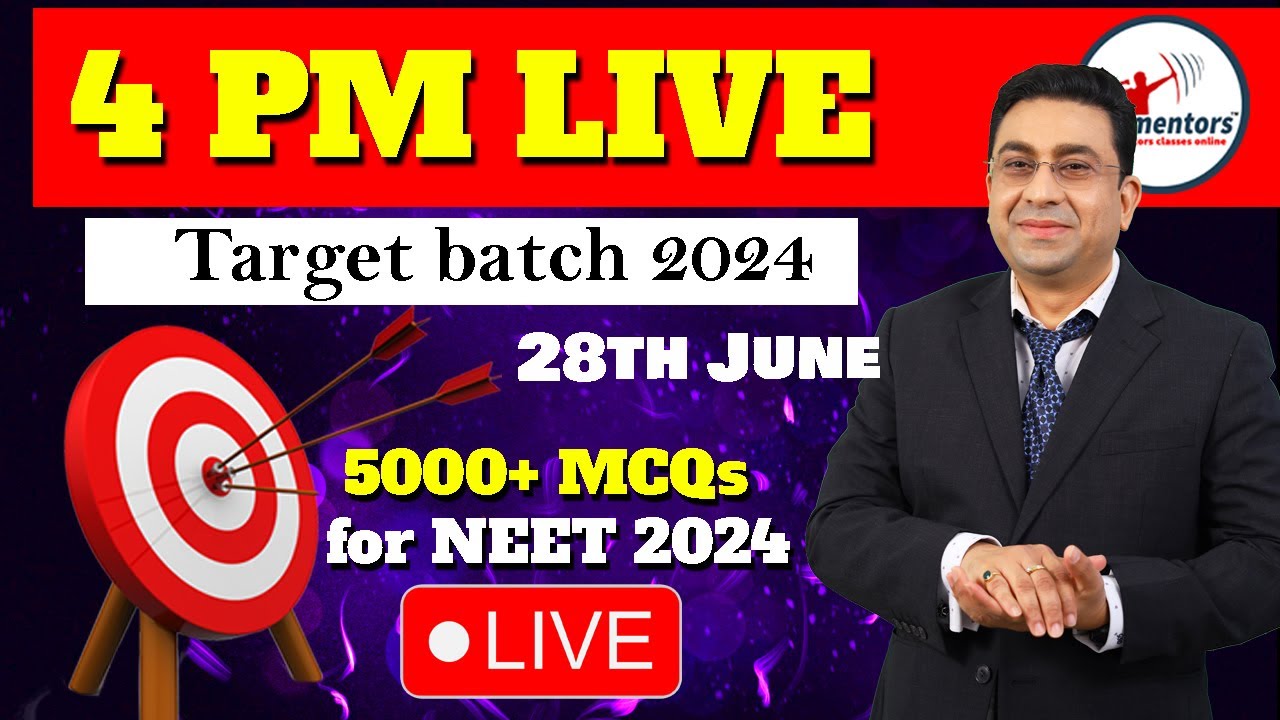 Biology l 4 PM Live l 5000+ MCQs for NEET 2024 I Dr. Geetendra Sir