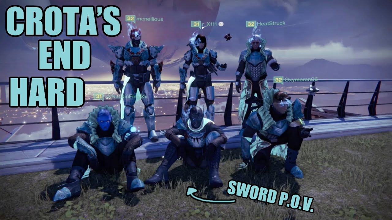 Crota's End Hard Mode! - Kill Cwotah!!! Sword P.O.V. (Middle Strategy) - Destiny Raid