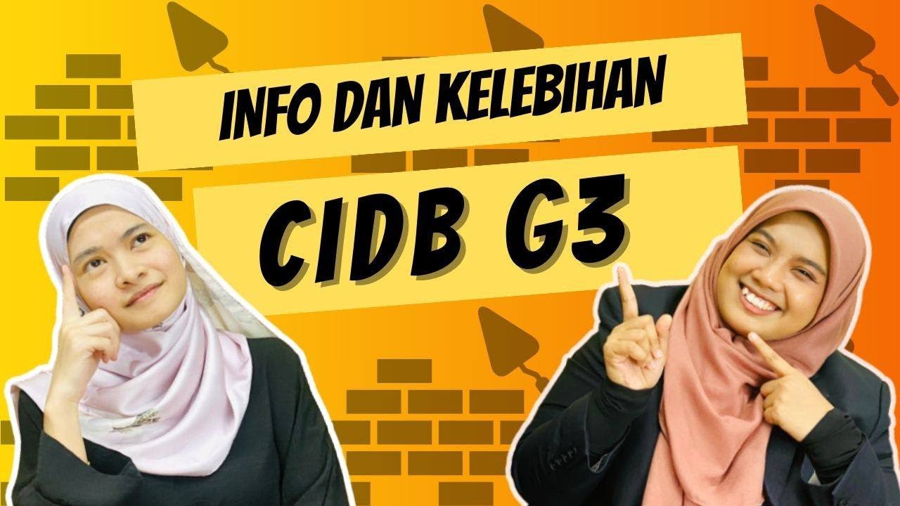 #NJJAWAB INFO DAN KELEBIHAN CIDB G3