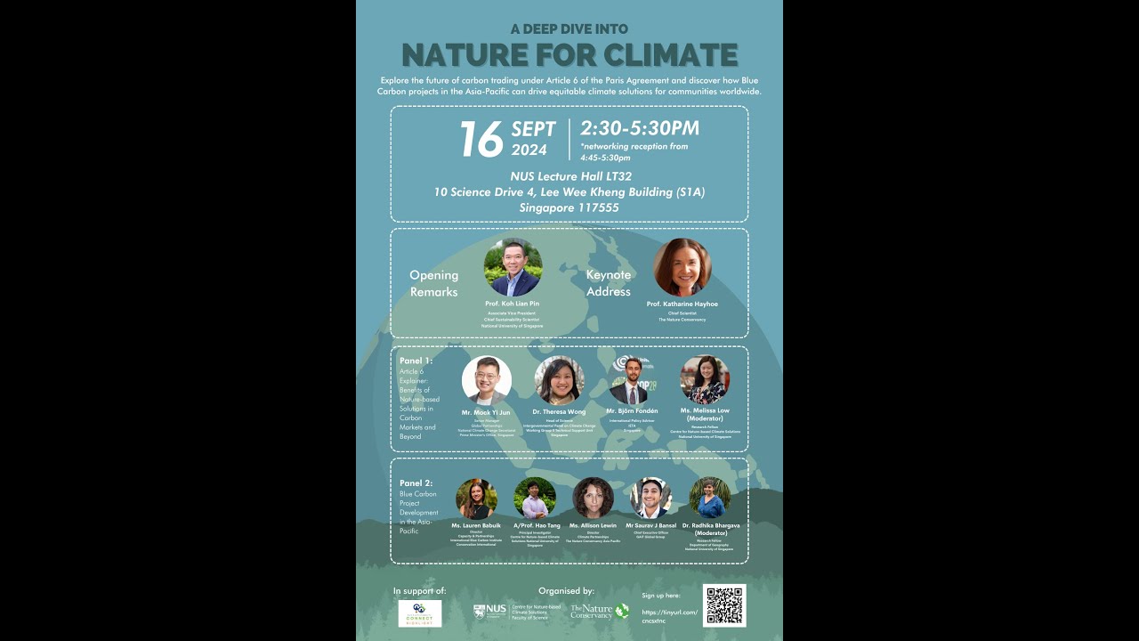 A Deep Dive into Nature for Climate