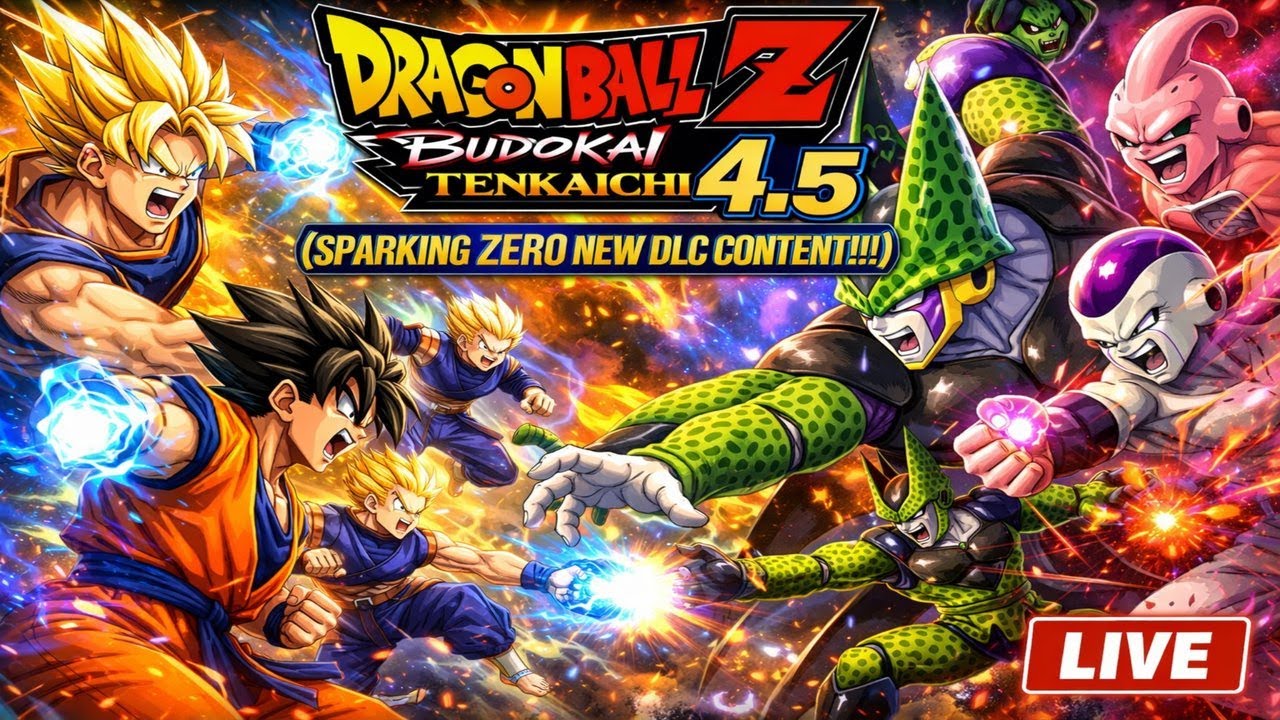 HAPPY DBZ WEDNESDAY NOSTALGIA!!!! DBZ: BUDOKAI TENKAICHI 4.5 LOADED!!!