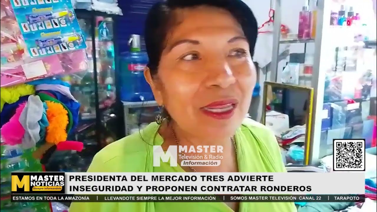 PRESIDENTA DEL MERCADO TRES ADVIERTE INSEGURIDAD Y PROPONEN CONTRATAR RONDEROS