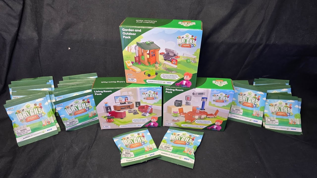 Unboxing: Woolworths + Big W Woolies Bricks packs