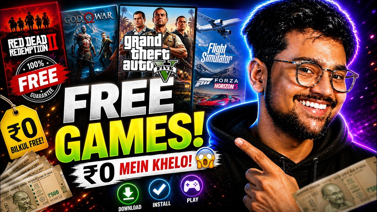 TOP 5 OFFICIAL WEBSITE FOR FREE PC GAMES IN 2023🤩🔥| NO VIRUS , NO CRACK | *NO CLICKBAIT*