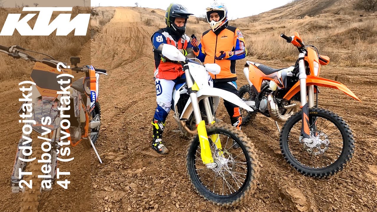 2T (dvojtakt) alebo/vs 4T (štvortakt)? Večná otázka motorkárov KTM offroadu. Odpovedá OKR Moto