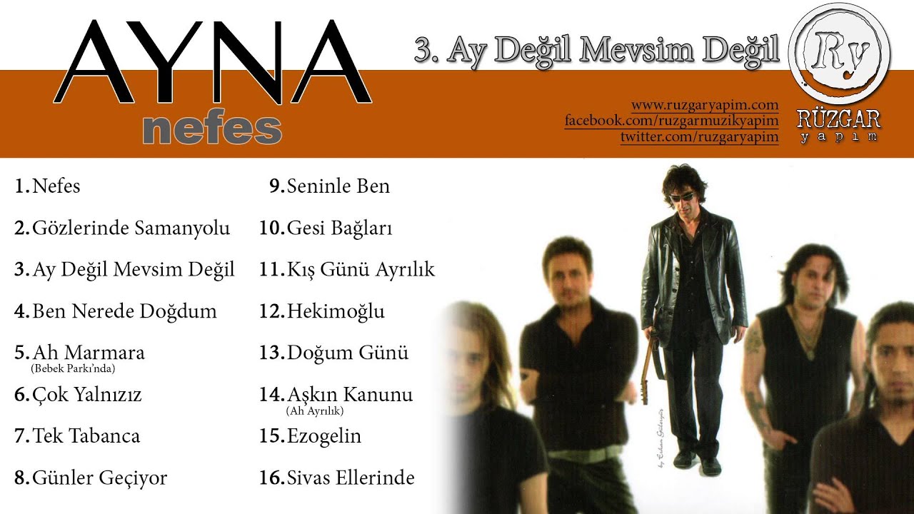 Ayna - Ay Değil Mevsim Değil (Official Audio)