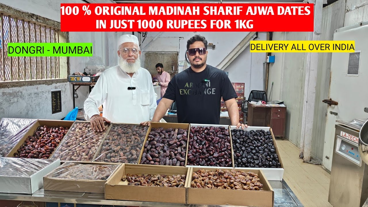 100 % ORIGINAL MADINAH SHARIF AJWA DATES IN 1000 RS KG | MFK VLOGS