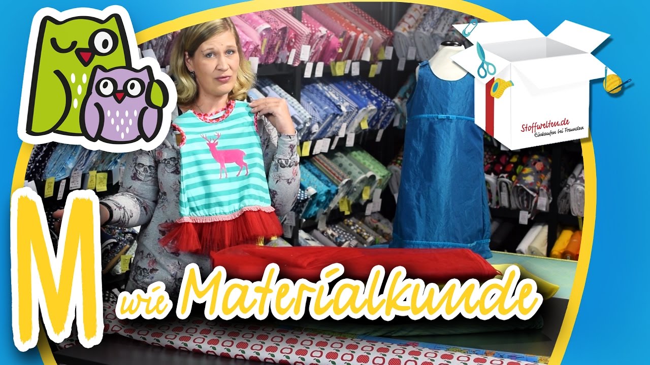 Materialkunde Materialmix | Nählexikon A-Z #13 | Nähschule Anleitung Nähen lernen für Anfänger