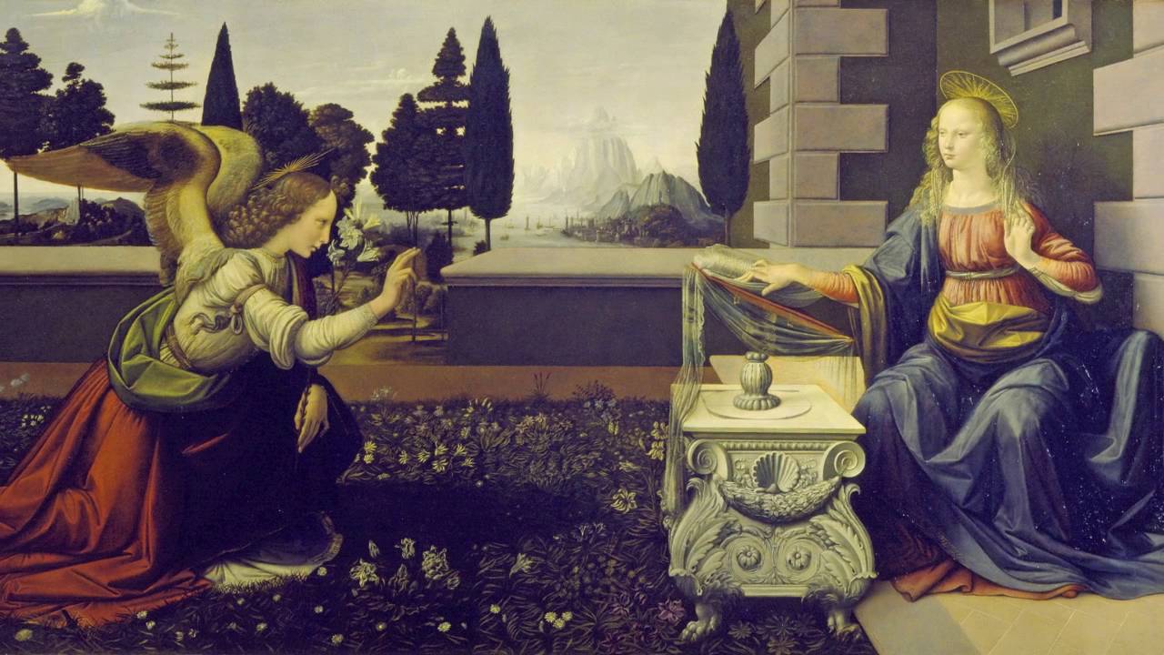 Leonardo da Vinci: The Annunciation